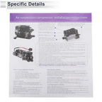 Air Suspension Compressor for Mercedes-Benz CLS550 (2012-2017) 1 x Pc
