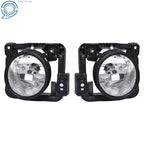 Set of 2 Fog Lights for Acura TSX (2009–2010) Black with Bulbs