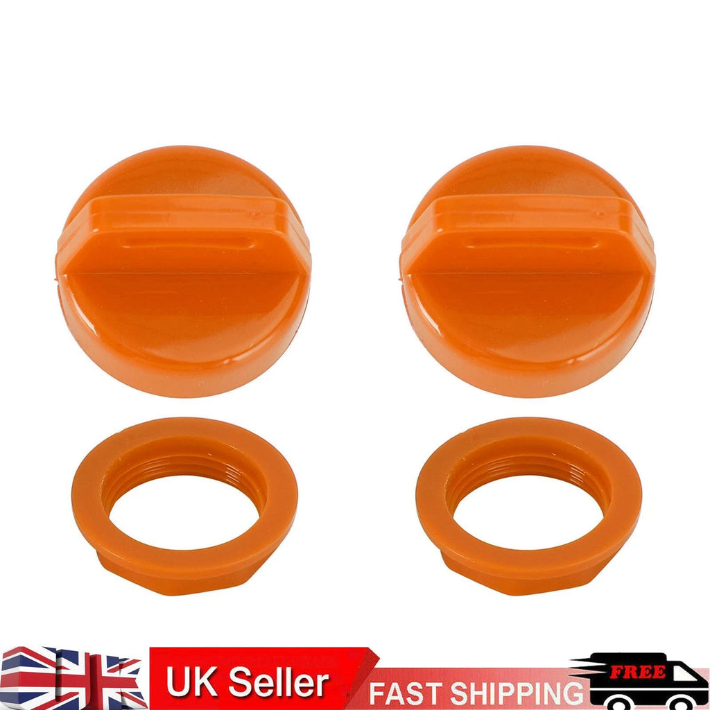 2X Ignition Key Cover 5433534 for Polaris Switchback 800/Rush 600 Pro RMK (2010–2023) Orange