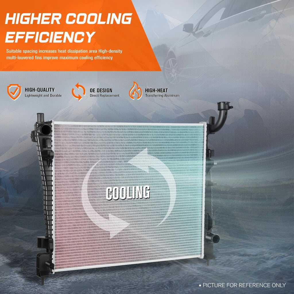 Aluminum Cooling Radiator for Dodge Durango/Grand Cherokee (2011–2021) DPI-13200