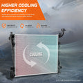 Aluminum Cooling Radiator for Dodge Durango/Grand Cherokee (2011–2021) DPI-13200