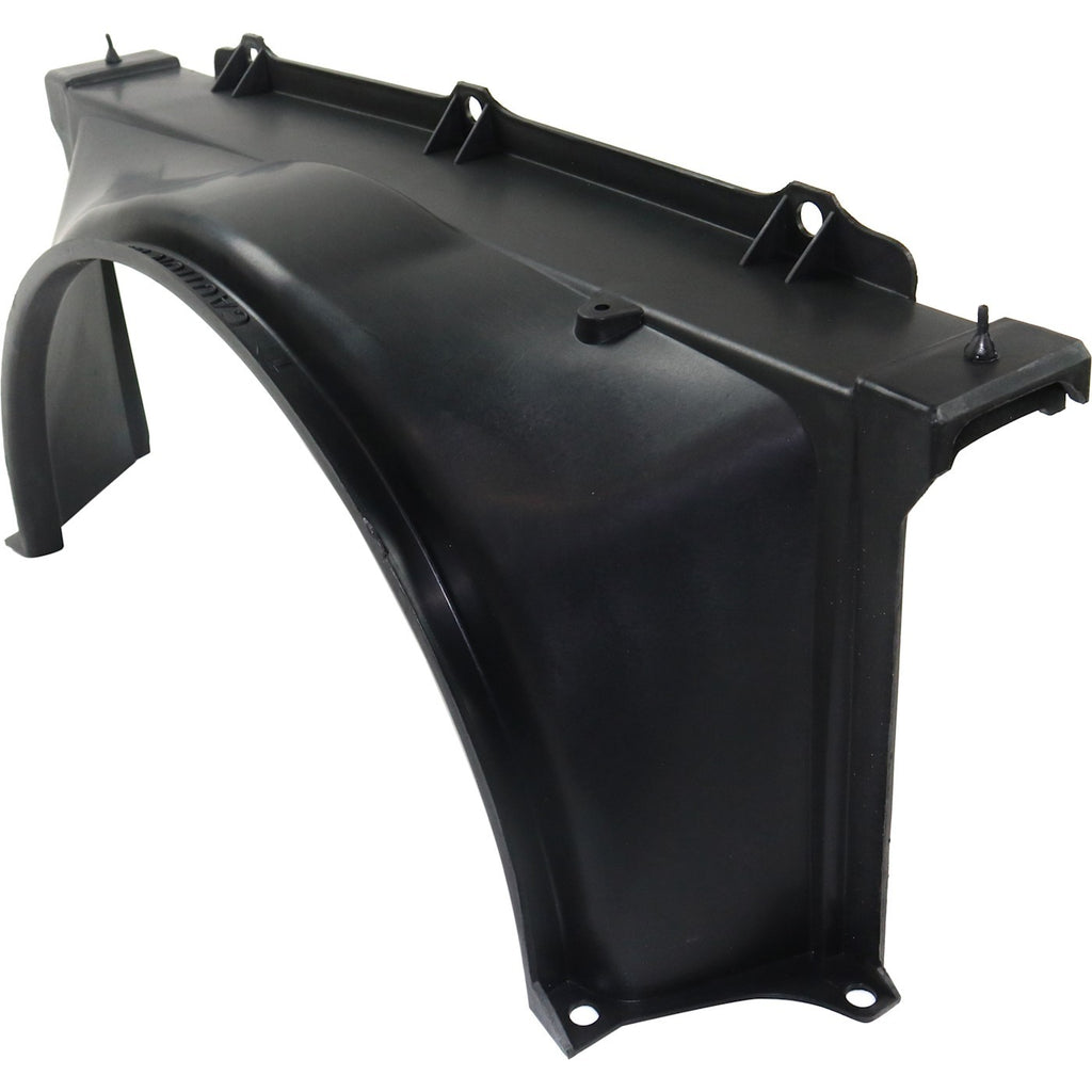 Set of 2 Upper and Lower Fan Shrouds for Chevrolet S10, GMC S15