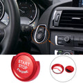 Start Stop Button Cap Ring Kit for BMW 1 2 3 4 Series X1 X2 (2011–2023)