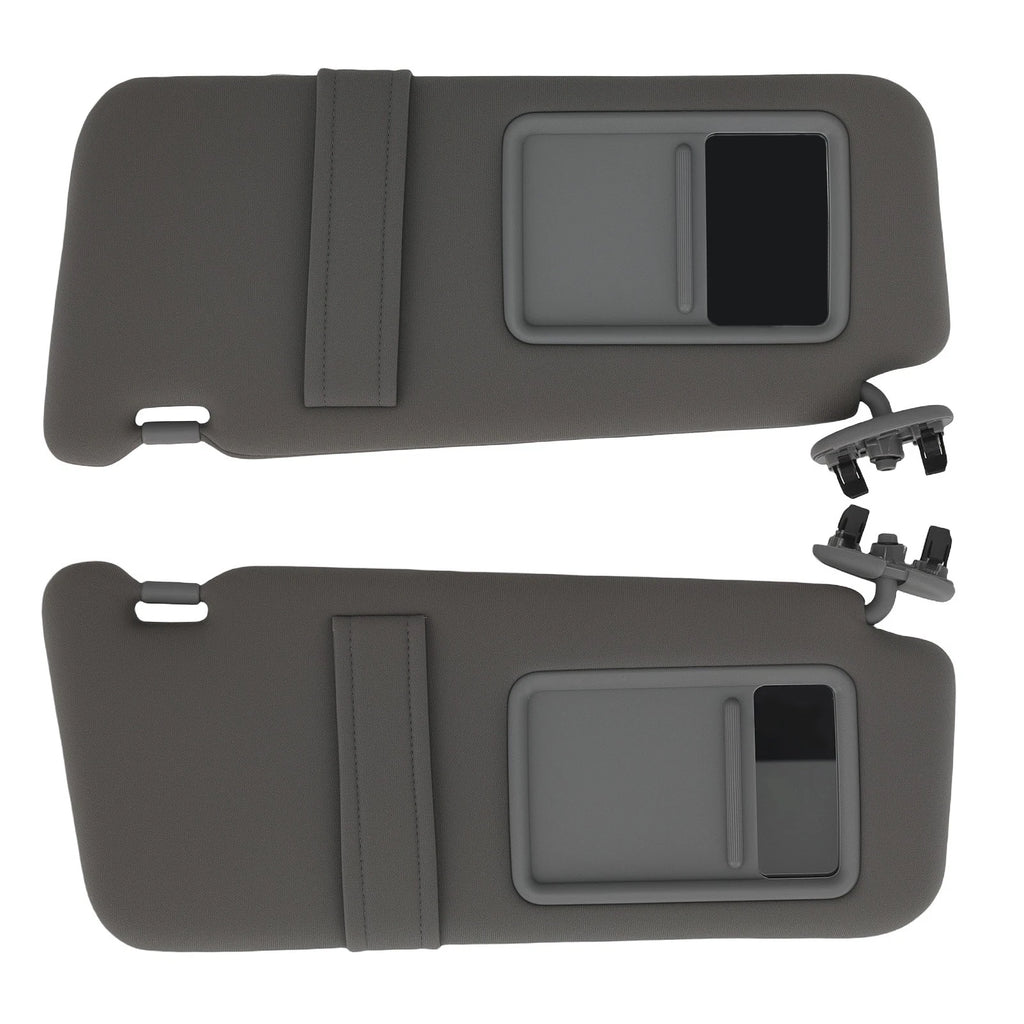 Pair Sun Visor for Toyota Camry (2007–2011) 74320-06780-B0 Gray