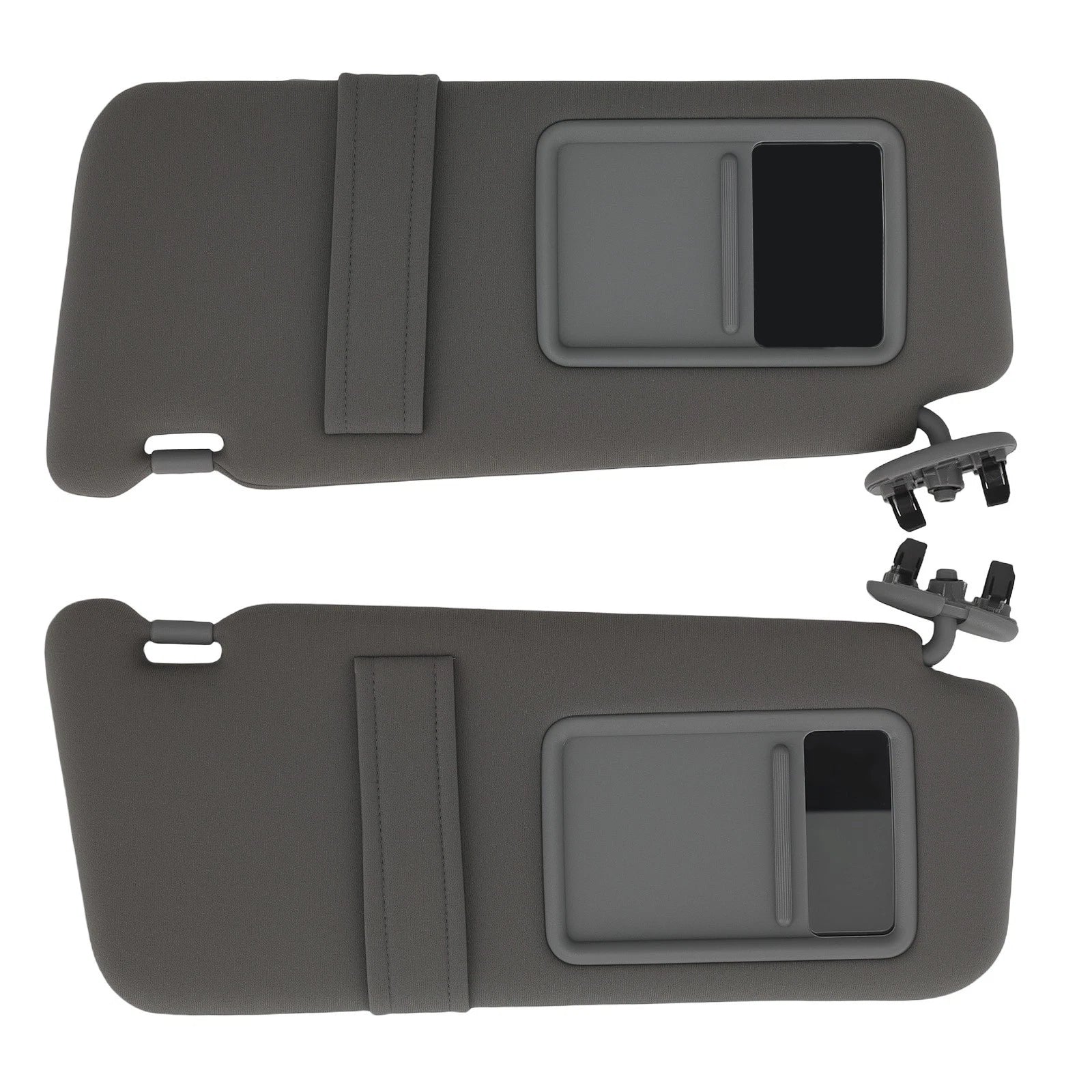 Pair Sun Visor for Toyota Camry (2007–2011) 74320-06780-B0 Gray