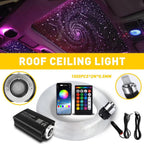 1000X Fiber Optic Star Roof Twinkle Lights for Home Car Ceiling