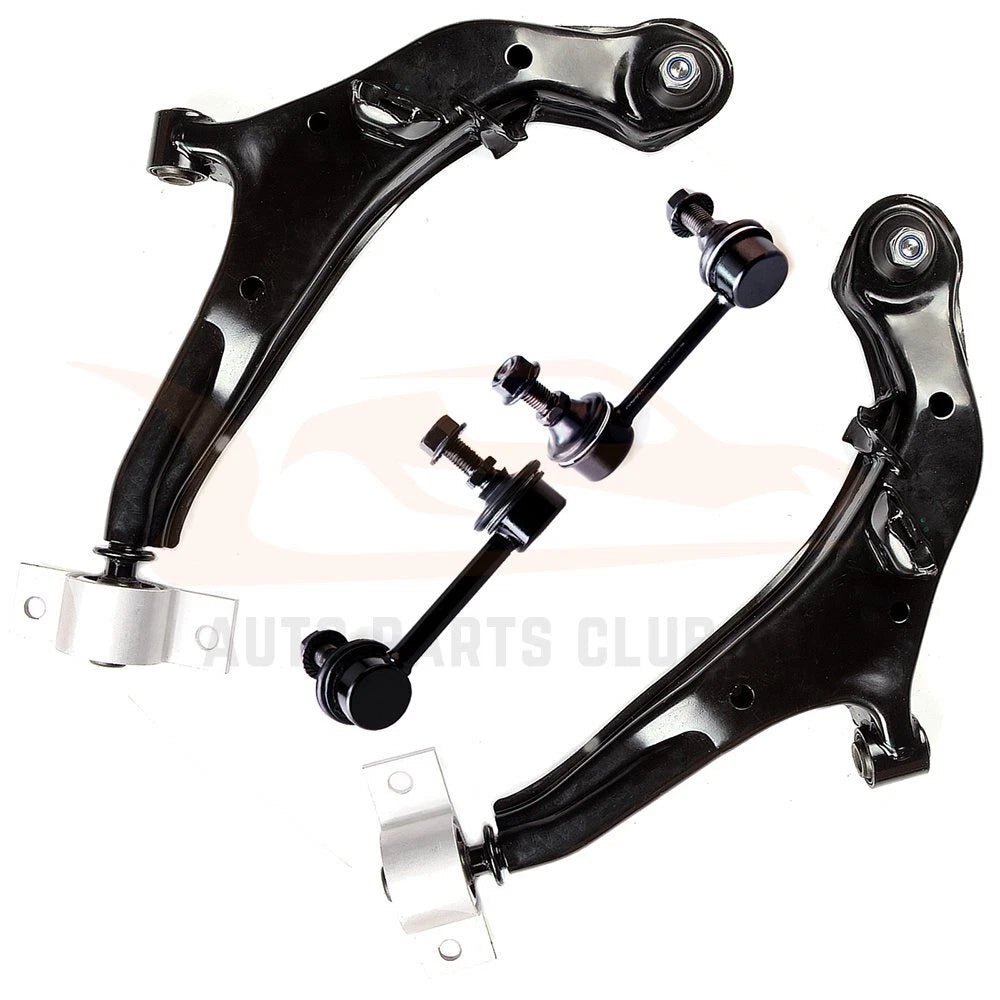 Set of 4 Front Lower Control Arms & Sway Bar Links for Nissan Maxima (2000–2003)