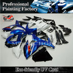 Fairing Kit for Suzuki GSXR1000 (2009–2016) - Blue & White ABS Bodywork