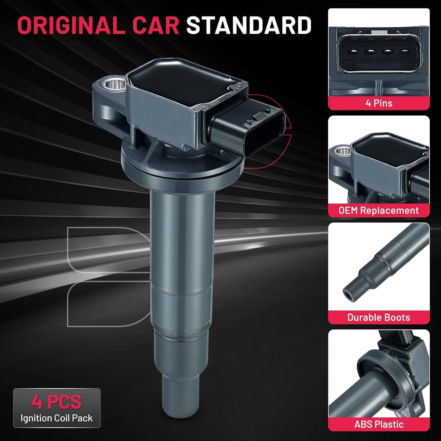Ignition Coil Pack for Toyota Echo 1.5L L4 (2000-2005)