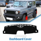 Dashboard Dash Cover Mat for Ford Maverick (2022–2024) Sun Protector Black