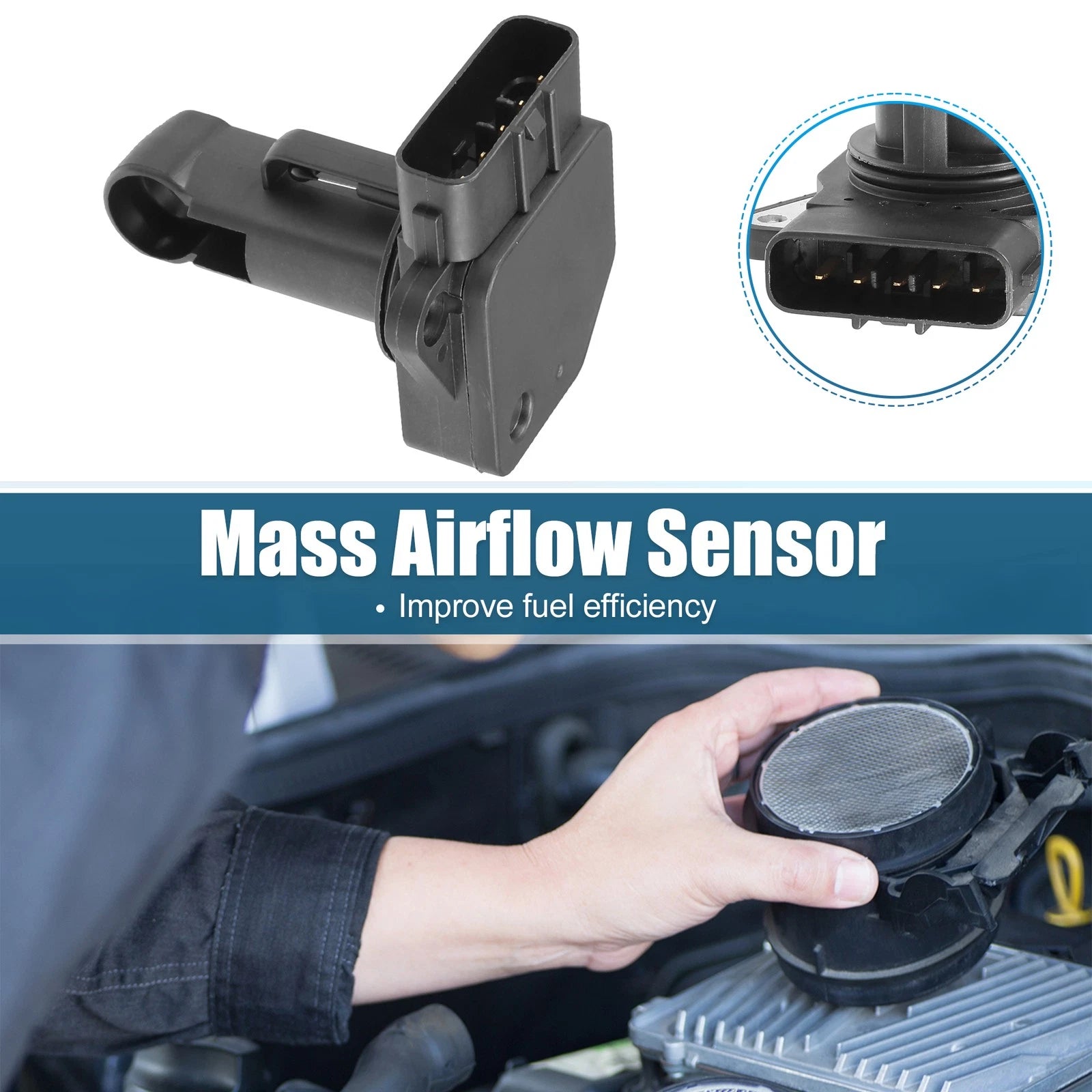 Mass Air Flow Sensor for Mazda CX-7, Subaru (No.L3K9-13-215)