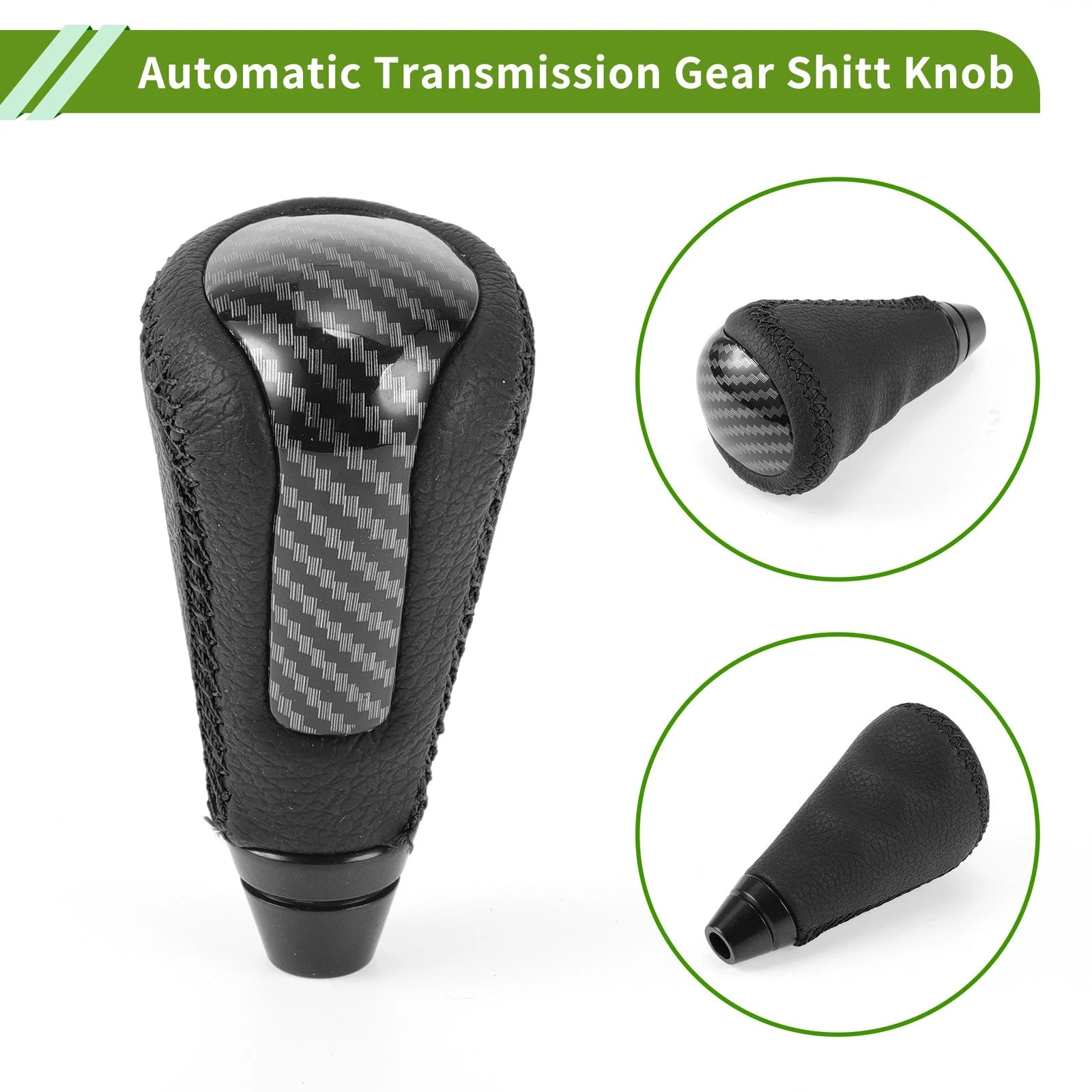 Automatic Gear Shift Knob for Lexus GS300 (2006–2011) Plastic Faux Leather Black