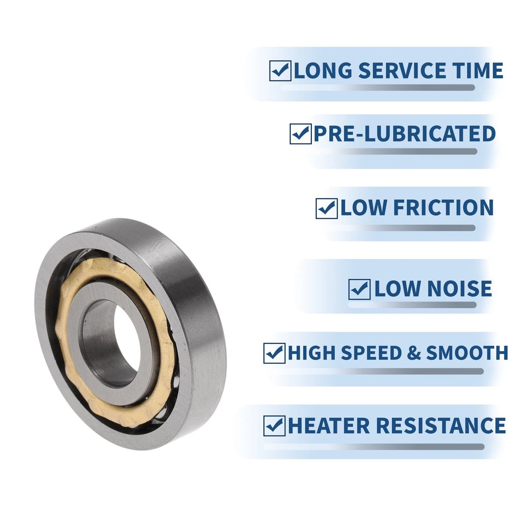 E12 Deep Groove Ball Bearings for Scooter Skateboard Wheel (12x32x7mm)