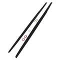 Set of 2 Black Side Skirt Extensions for BMW 5 Series E60 E61 (2004–2010)