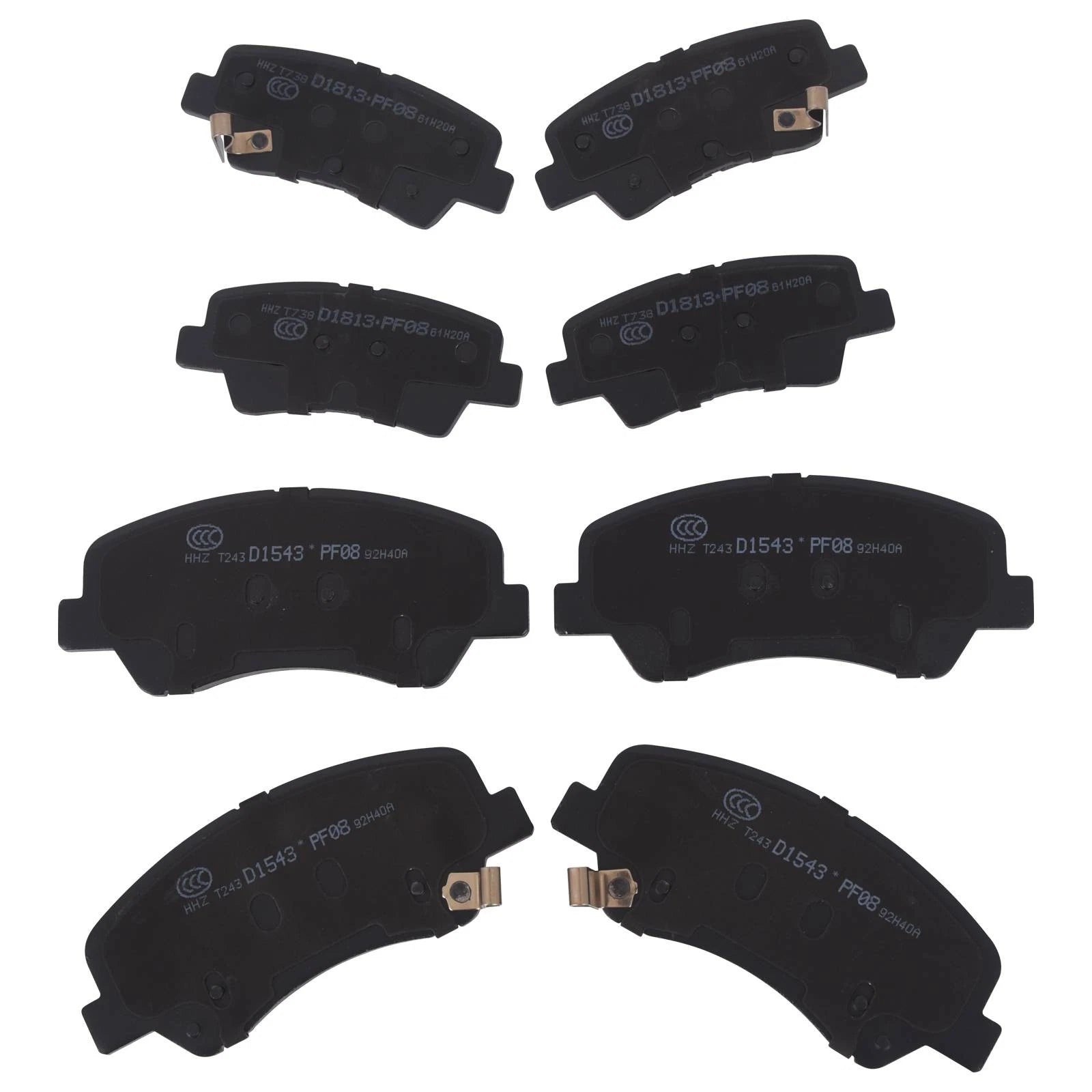 Ceramic Brake Pads for Hyundai Elantra (2011-2016)