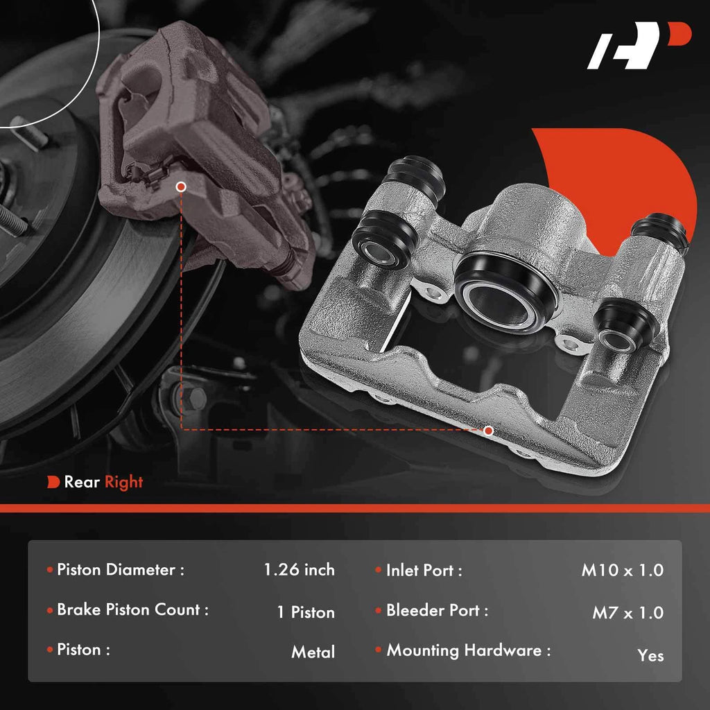Rear Passenger Side Brake Caliper for Toyota RAV4 (2004-2005)