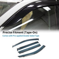 Window Deflectors for Subaru Outback (2010–2014) Side Vent Visors Black
