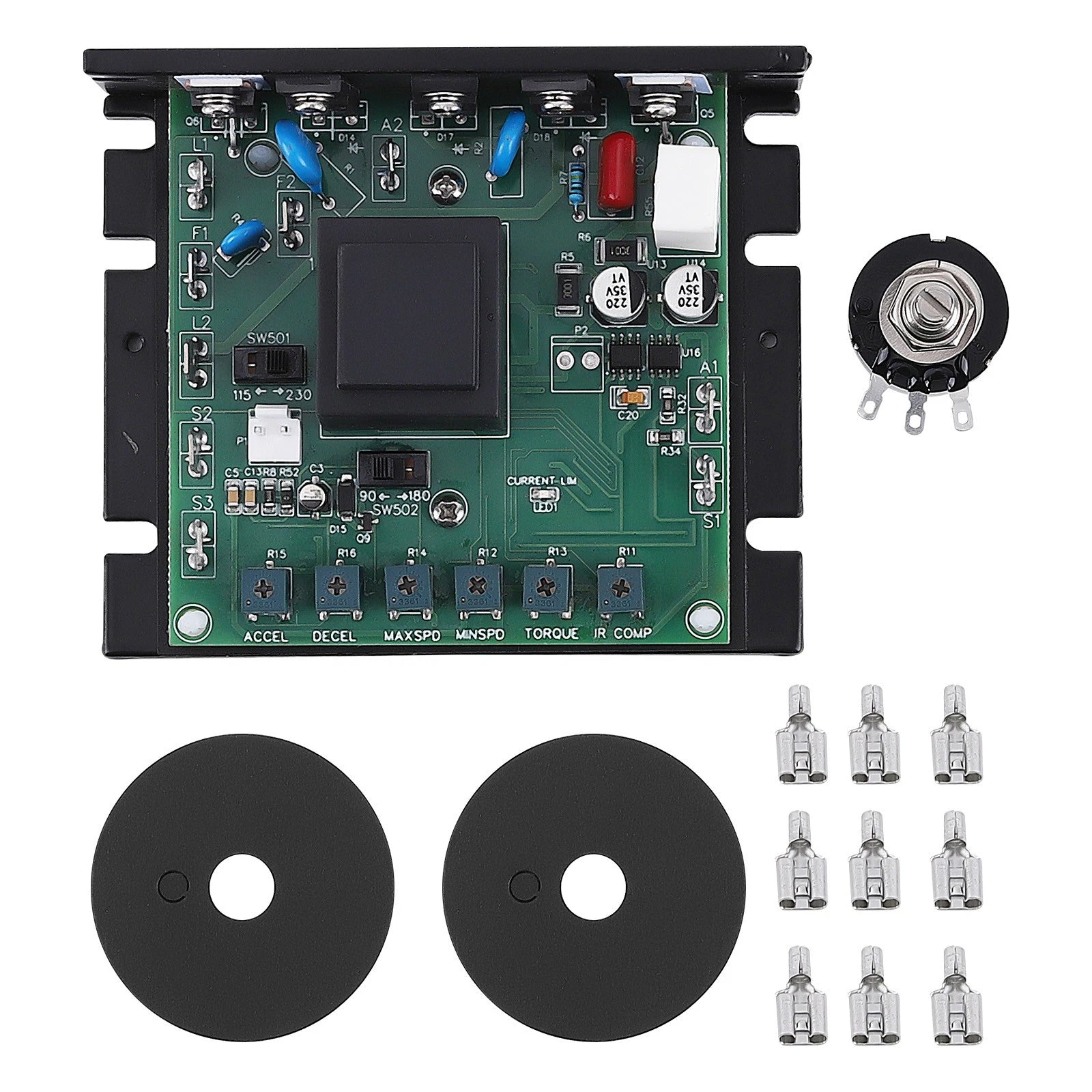 DC Motor Speed Controller for 115/230V AC Input (50/60Hz)