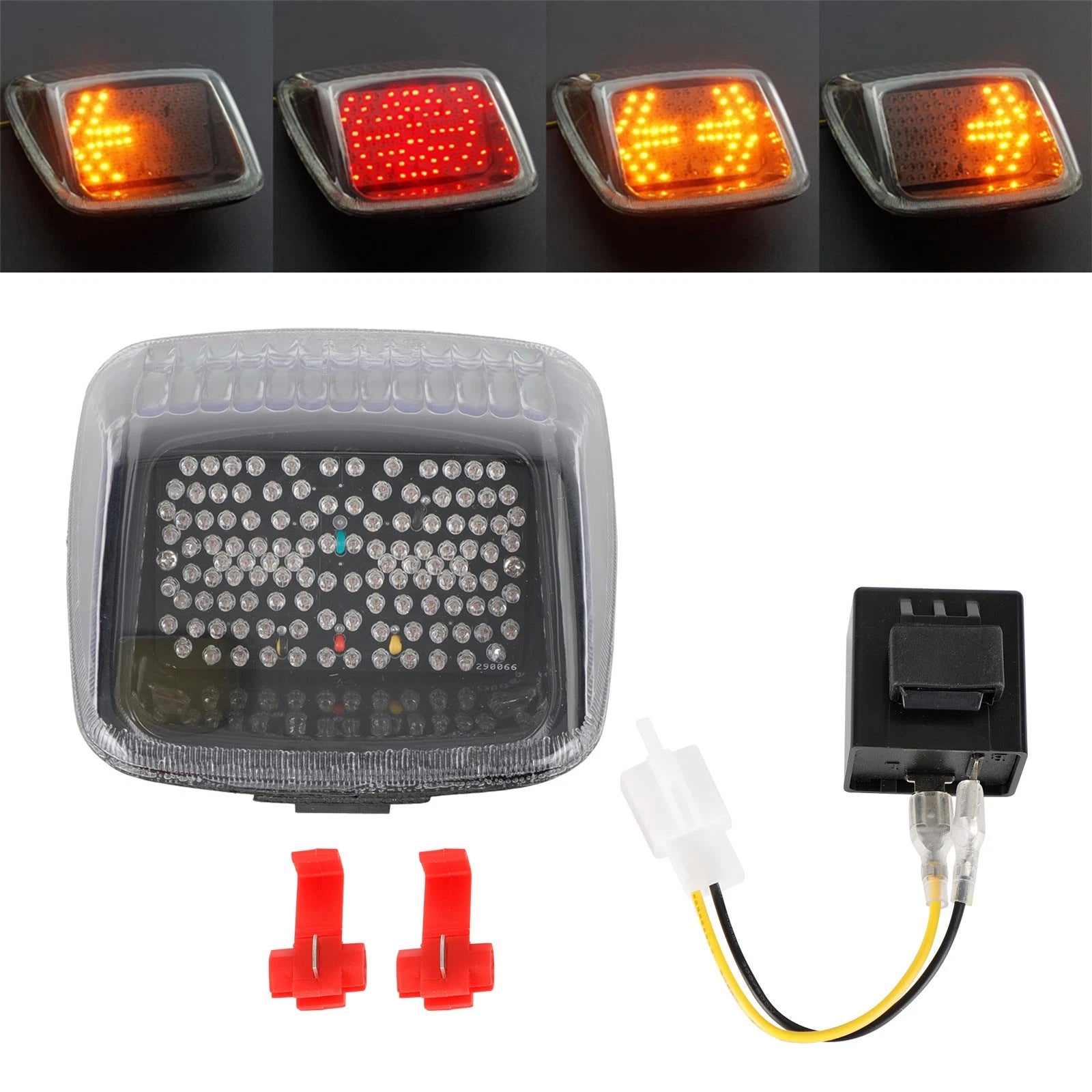 Taillight & Turn Signals for V-ROD Night Rod Street Rod (2002–2011) Clear