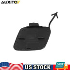 Set of 2 Tow Eye Hook Covers for Audi Q7 (2017–2019) 4M0807241B Black