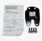 Exhaust Block-Off Plate for Mercury Marine (861776A2)
