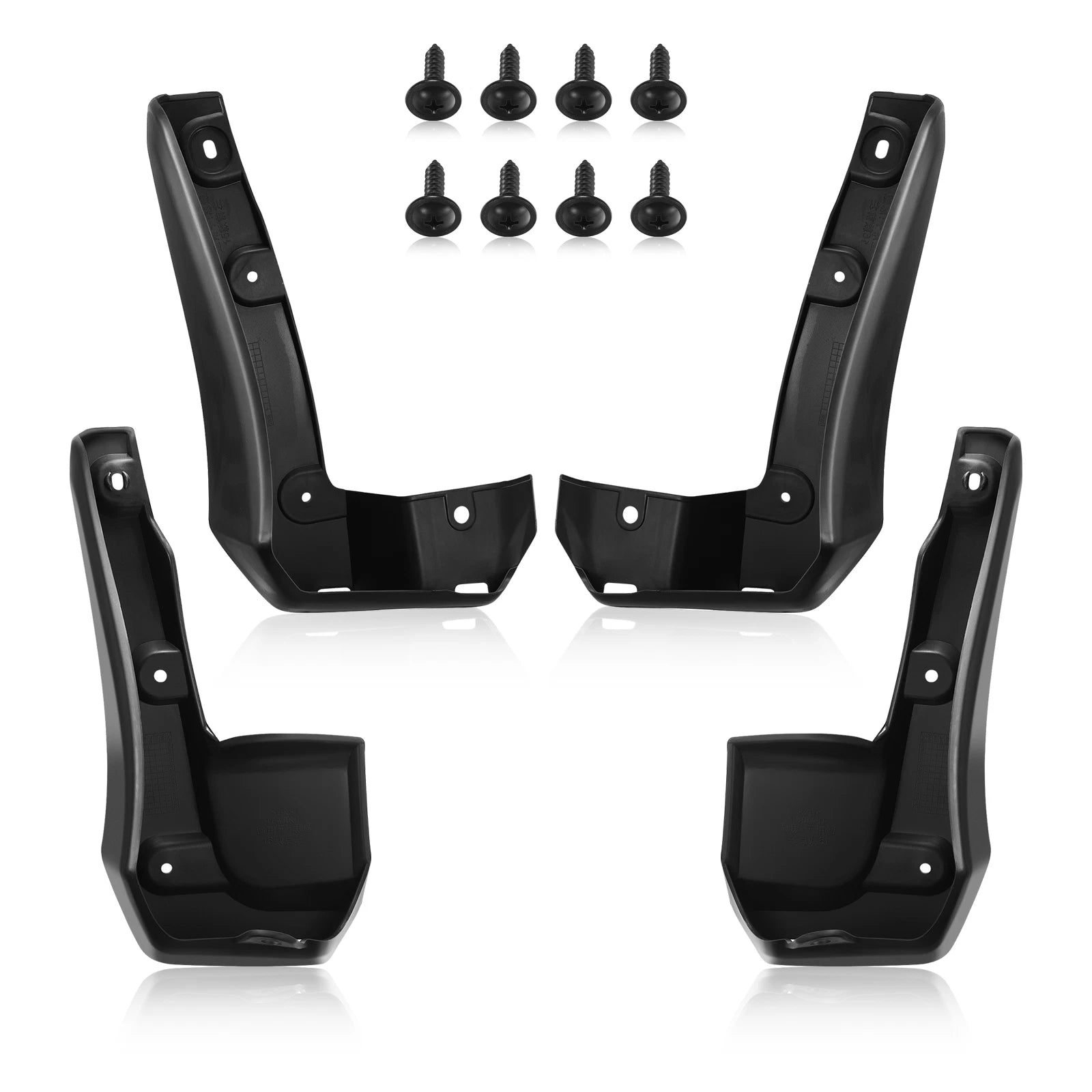 4x Front and Rear Splash Guards Mud Flaps for Honda Civic Sedan (2016–2019)