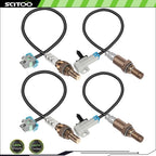 Set of 4 Front Downstream Oxygen O2 Sensors for GMC Acadia (2007–2008)