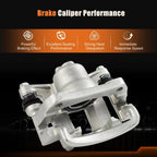 Rear Left Brake Caliper with Bracket for Toyota Venza (2009-2016)