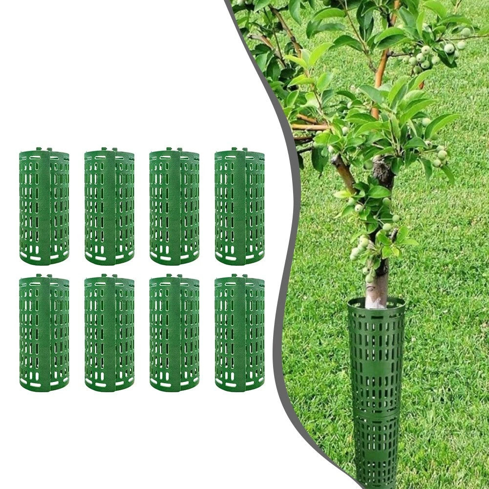 8 Pack Adjustable Tree Trunk Safety Guards for Garden Protection