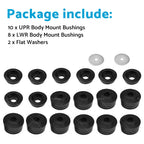 20PCS Polyurethane Body Mounts KF04050BK for Ford F250 F350 (1999–2018)