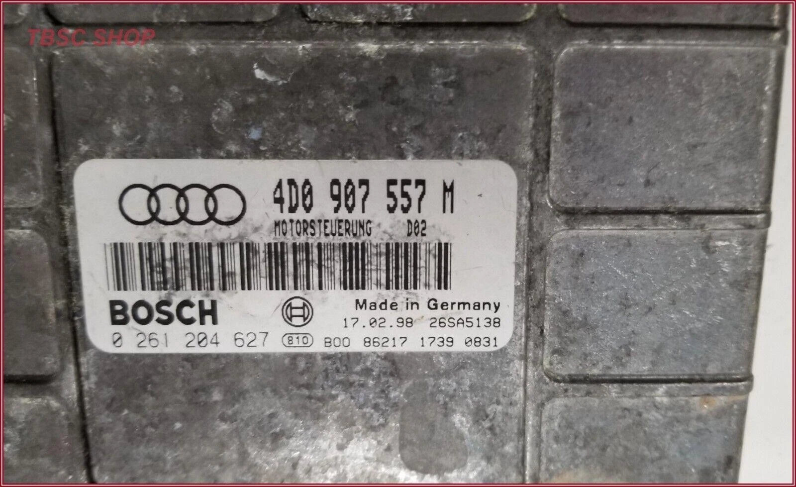 ECU PCM ECM Computer for Audi A8 (1998–1999) 4.2L 4D0907557M 1148170