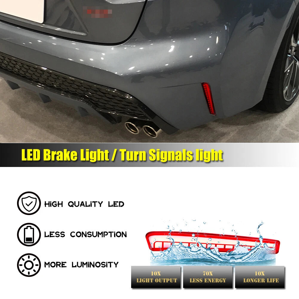 LED Rear Bumper Reflectors for Toyota Corolla (2020–2023)