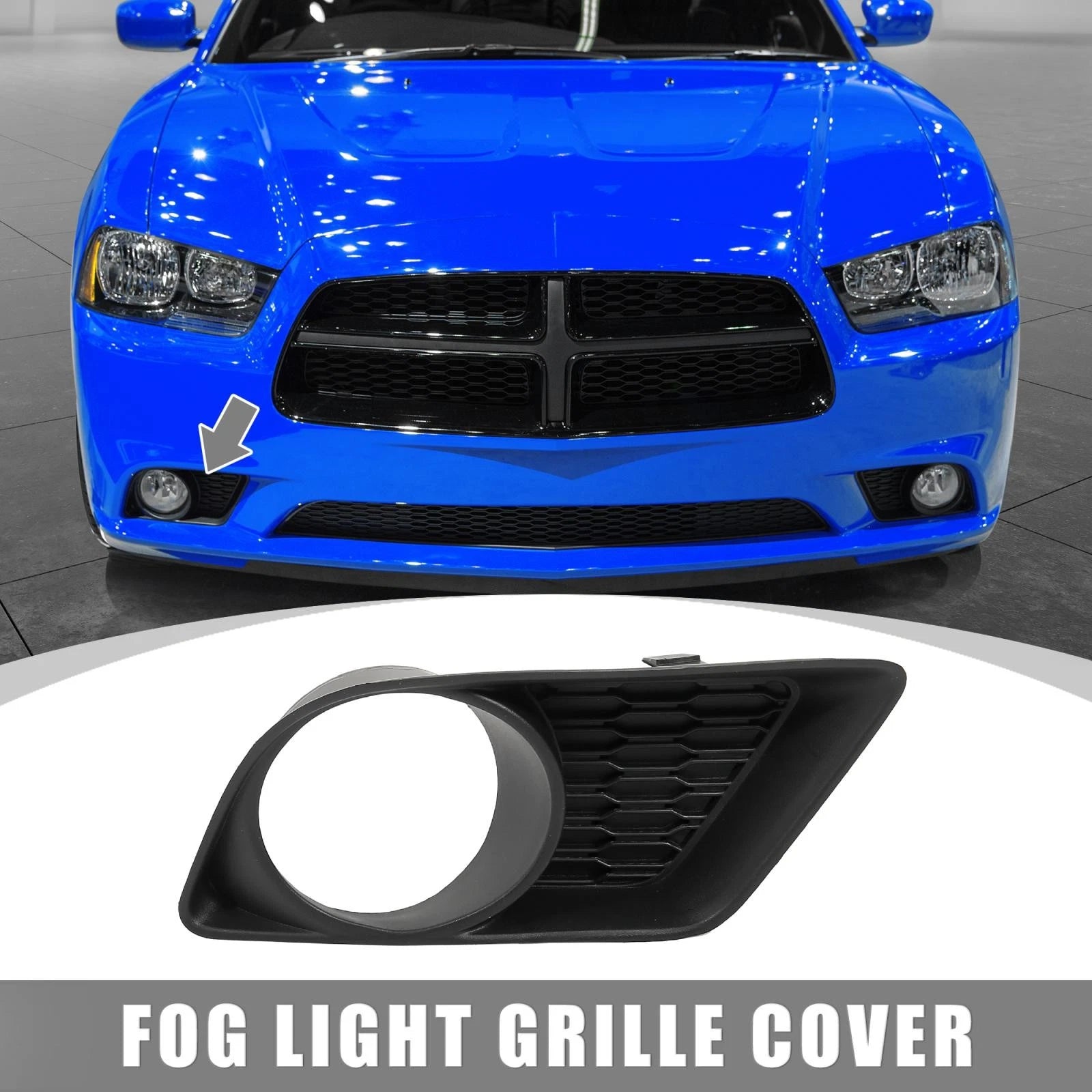 Fog Light Grille Cover 68092572AA for Dodge Charger (2011–2023)