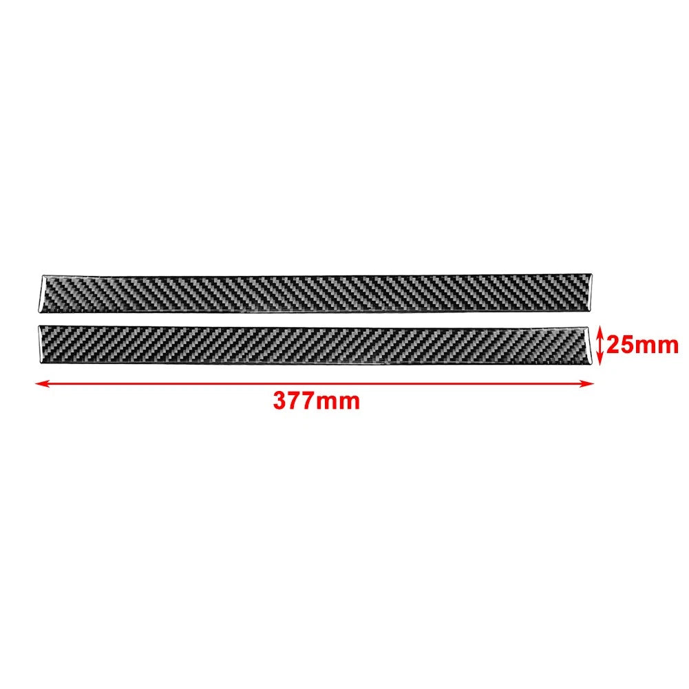 Carbon Fiber Rearview Mirror Anti-Scratch Strip Trim for Toyota Tundra (2014–2021)