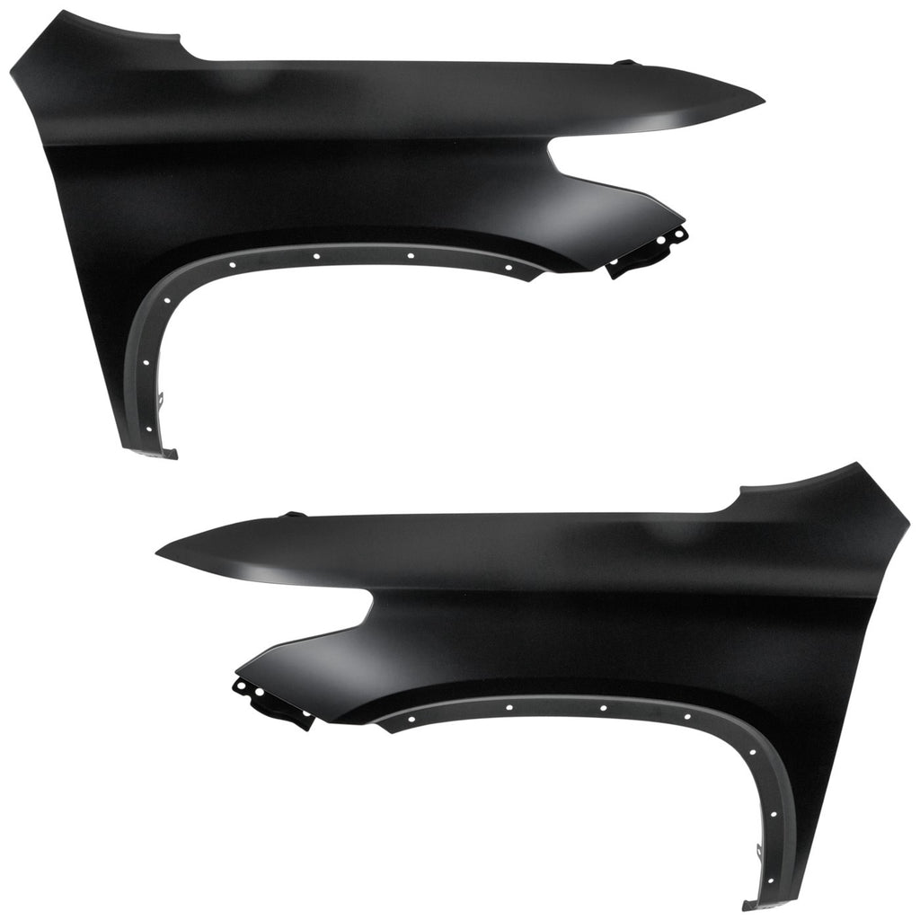 Set of 2 CAPA Fender for Chevrolet Traverse (2018–2023) Front Left & Right
