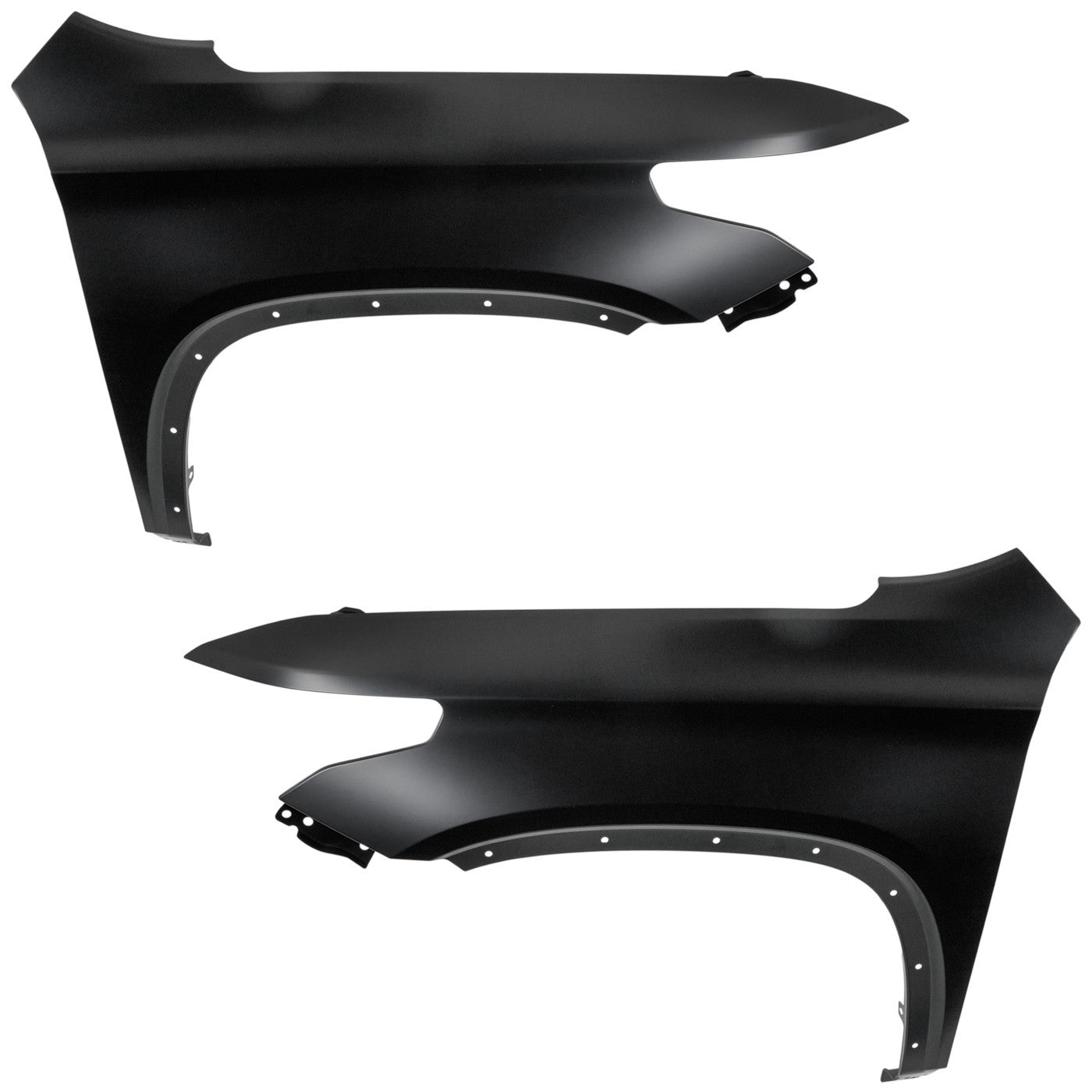 Set of 2 CAPA Fender for Chevrolet Traverse (2018–2023) Front Left & Right