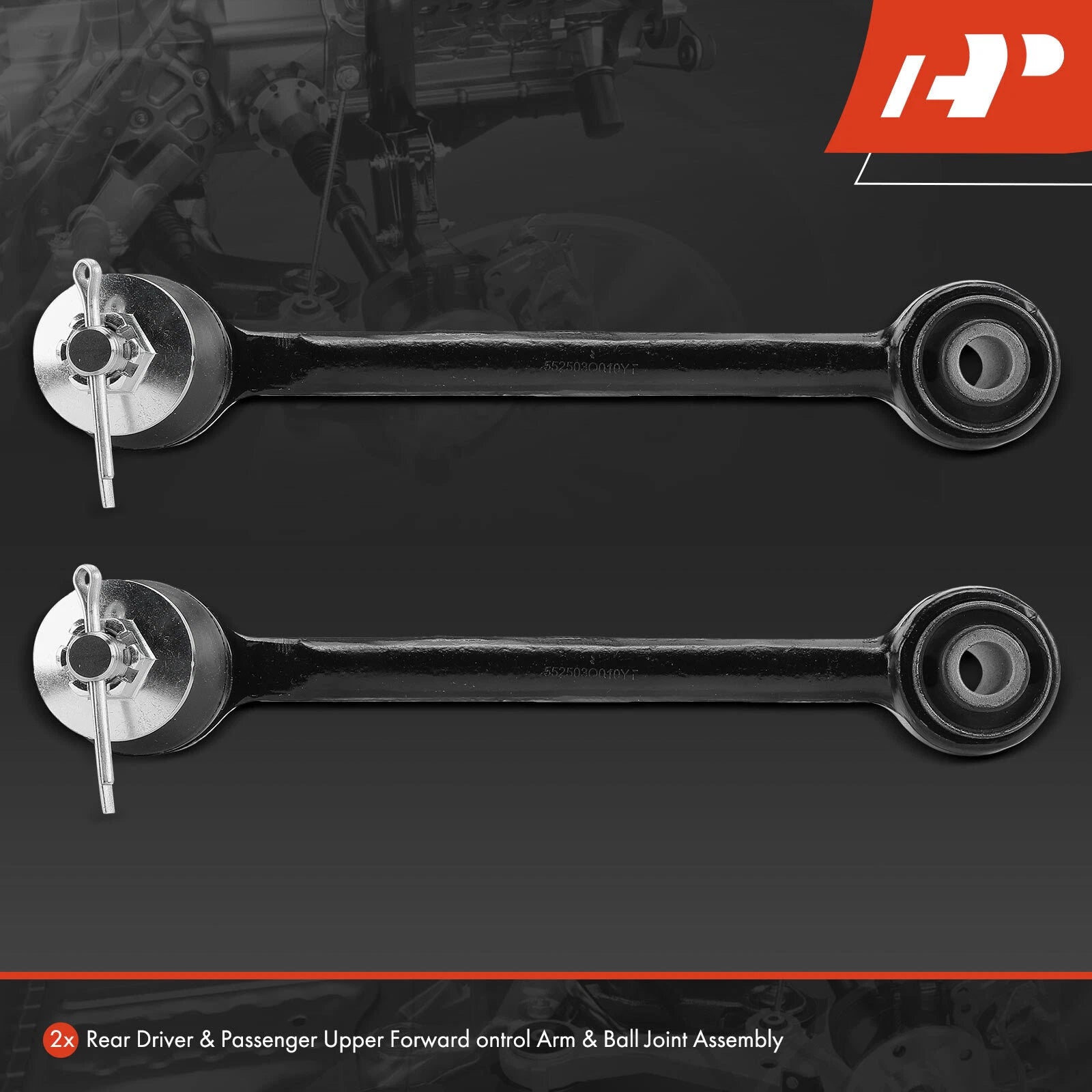 2X Rear Upper Forward Control Arm Ball Joint for Hyundai Sonata (2011-2015)