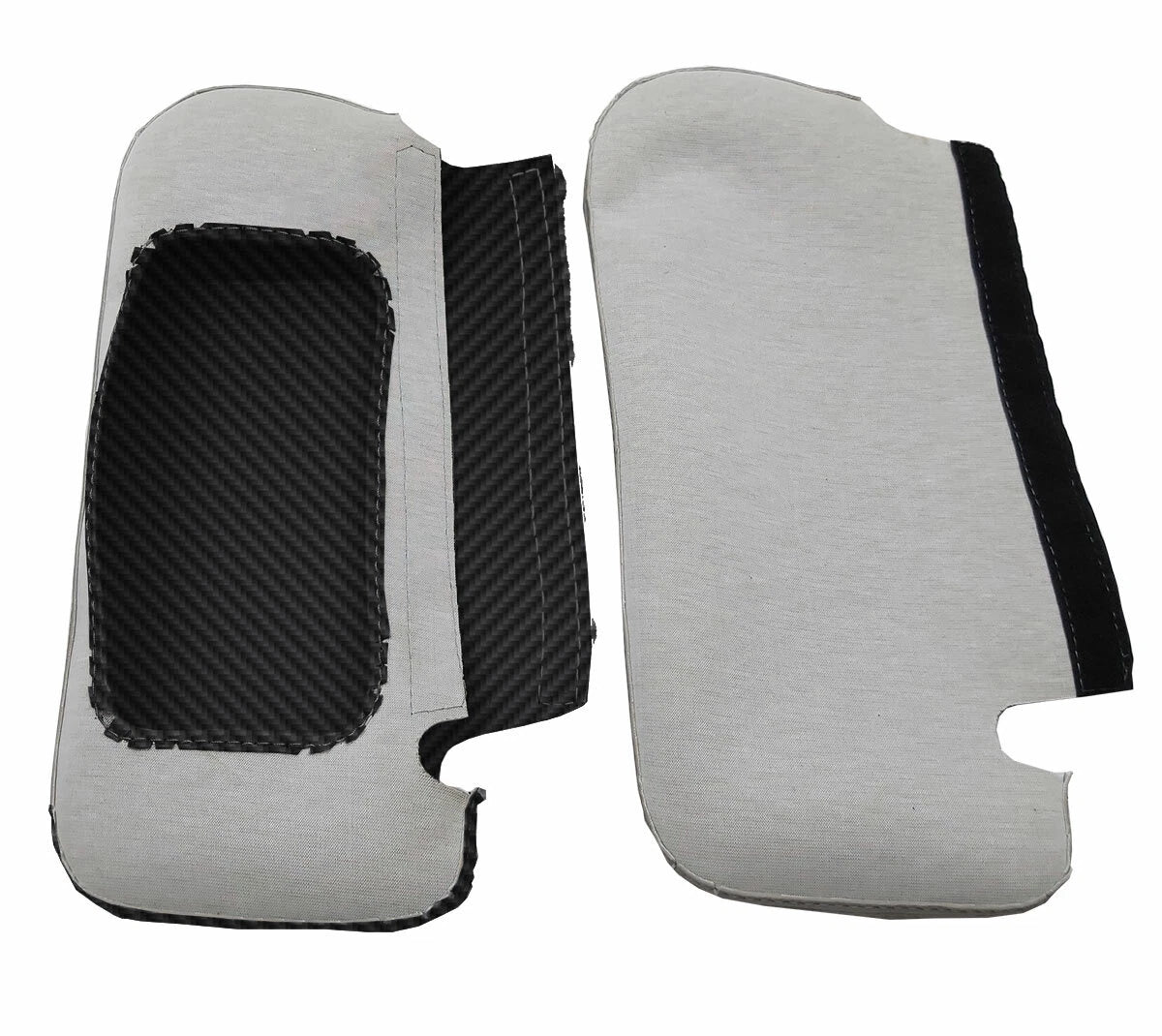 Carbon Fiber Sunvisors Cover for Ford Mustang (1987–1993) Black