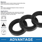 Set of 5 Oil Seal Rotary Shaft Seal Nitrile Rubber 25x38x8mm