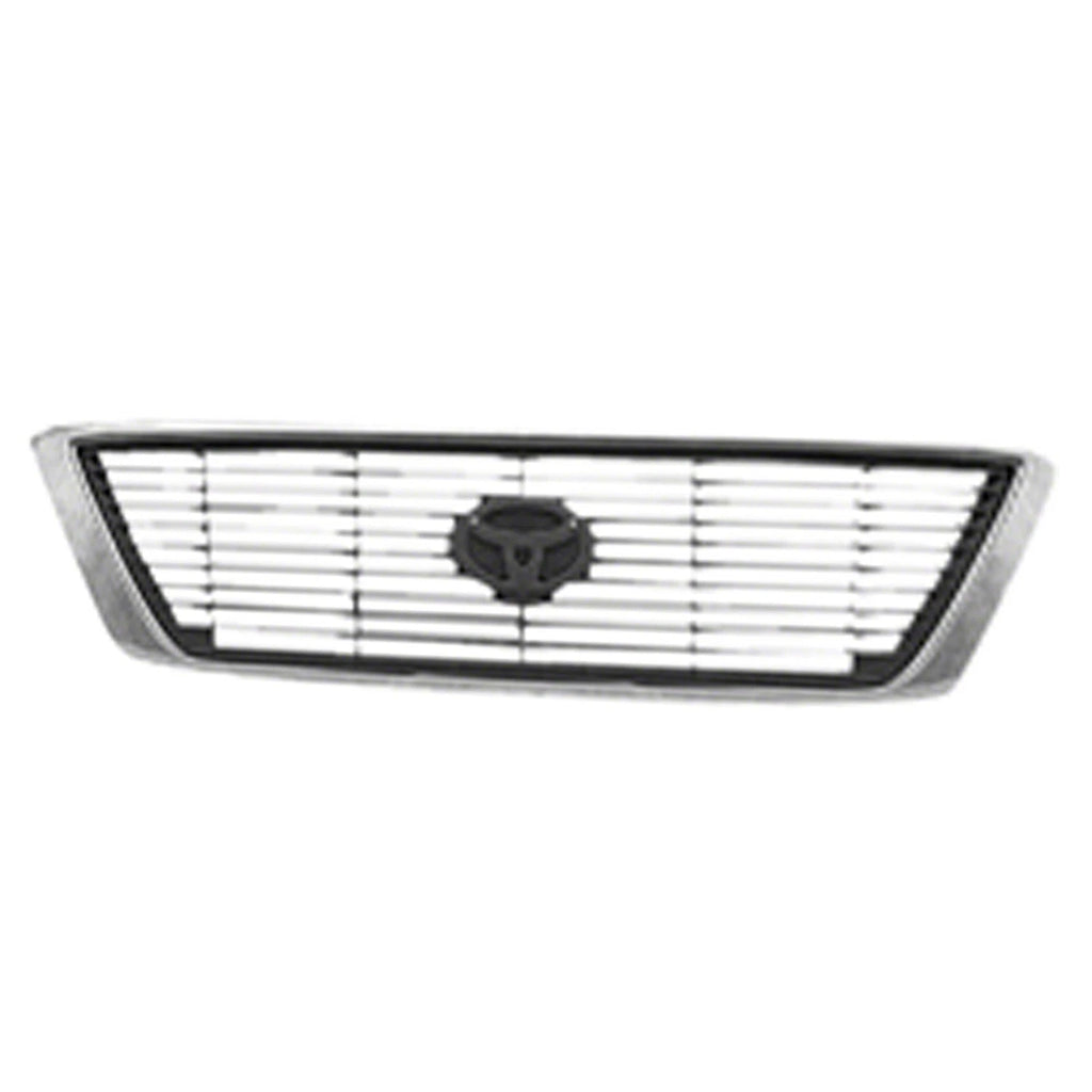 Replacement Front Grille with Chrome Molding for Toyota Hilux (2016–2020)