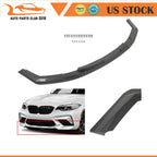 Front Bumper Lip Spoiler for BMW F87 M2 (2016–2020) Glossy Carbon Look