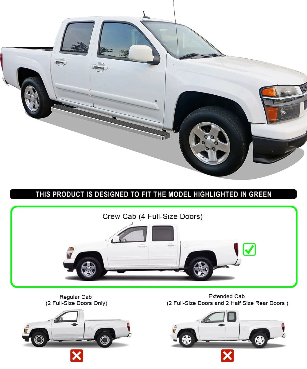 5in Stainless Steel Step for Chevy Colorado GMC Canyon (2004-2012)