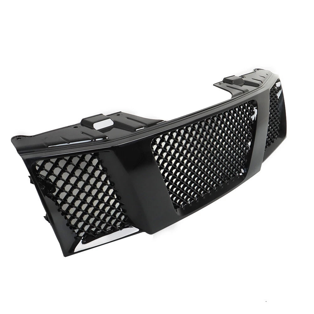 Glossy Black Mesh Front Upper Grill for Nissan Frontier (2005â2008)