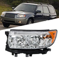 Headlight Assembly for Subaru Forester (2006–2008) Left Driver Side Chrome