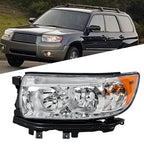 Headlight Assembly for Subaru Forester (2006–2008) Left Driver Side Chrome