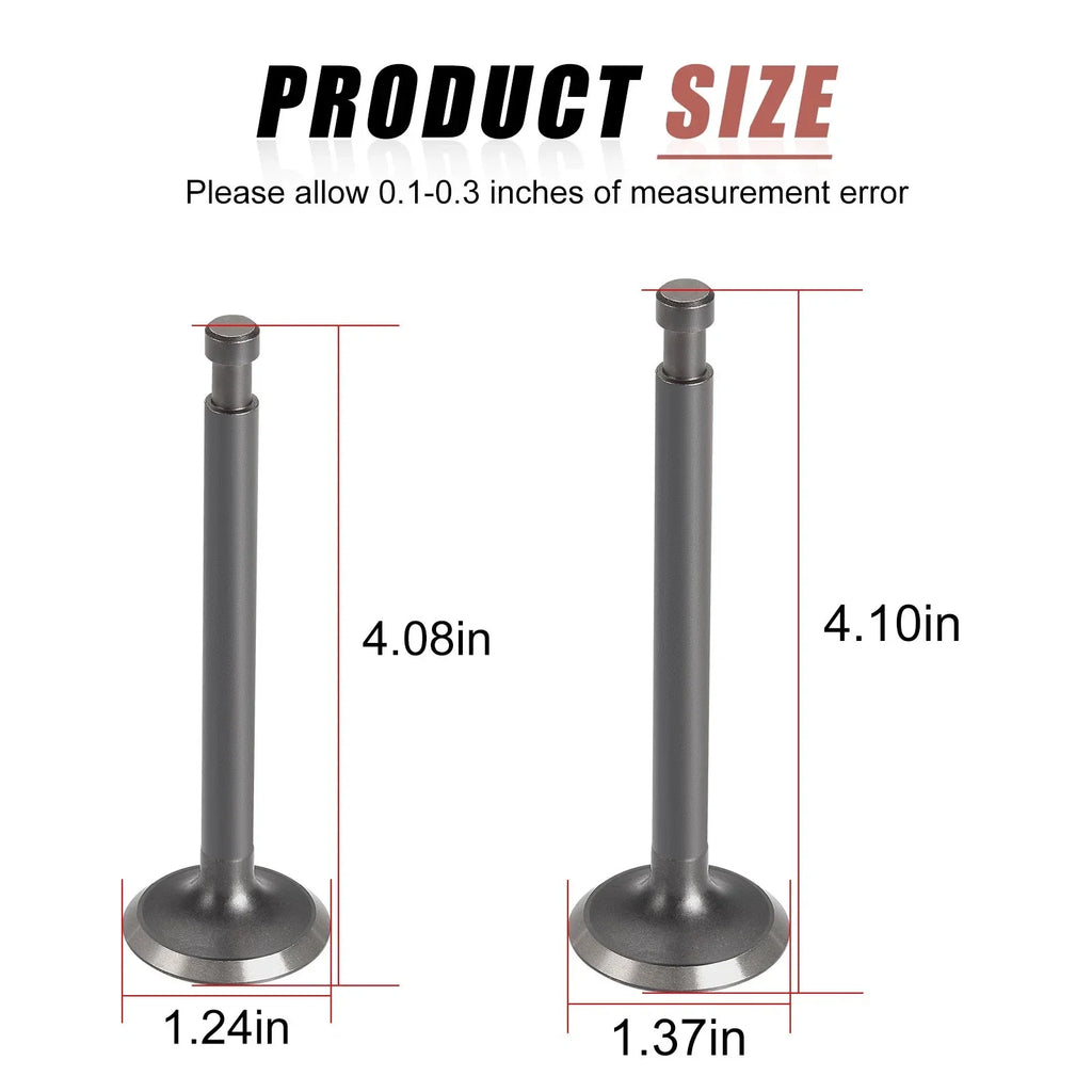 2 x Exhaust Intake Valve for Club Car 341cc Gas Golf Cart (1984–1991)