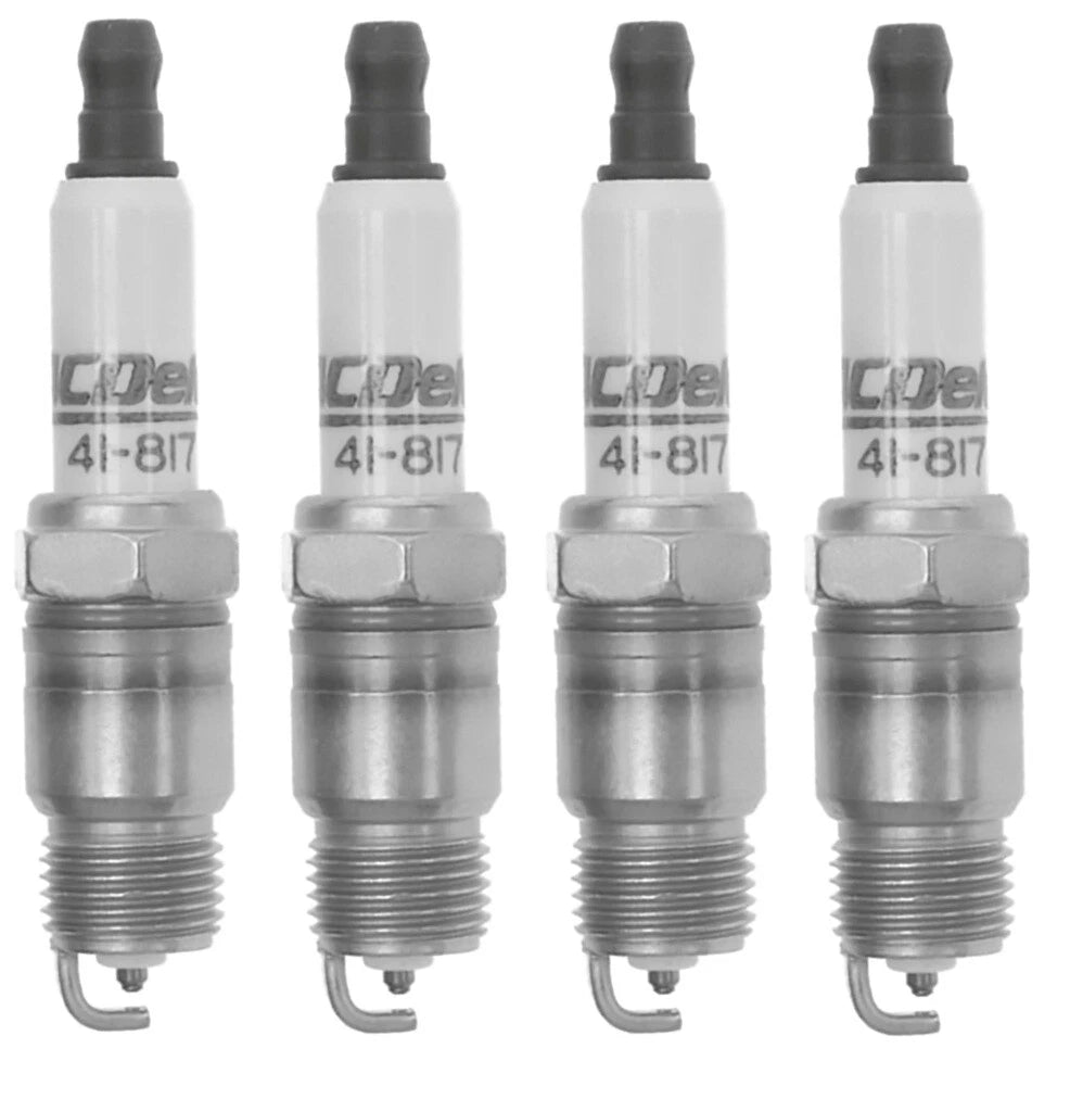 Set of 4 Spark Plugs for Chevy Chevette (1978–1979) Oldsmobile Firenza (1982)