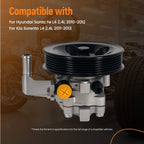 Power Steering Pump for Hyundai Santa Fe, Kia Sorento (2010–2012)