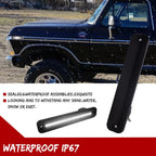 2X Smoked White LED Front Side Marker Lights for Ford Bronco