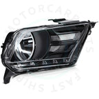 Headlight Assembly Set for Ford Mustang (2010–2014) Black